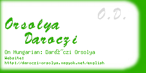 orsolya daroczi business card