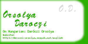 orsolya daroczi business card